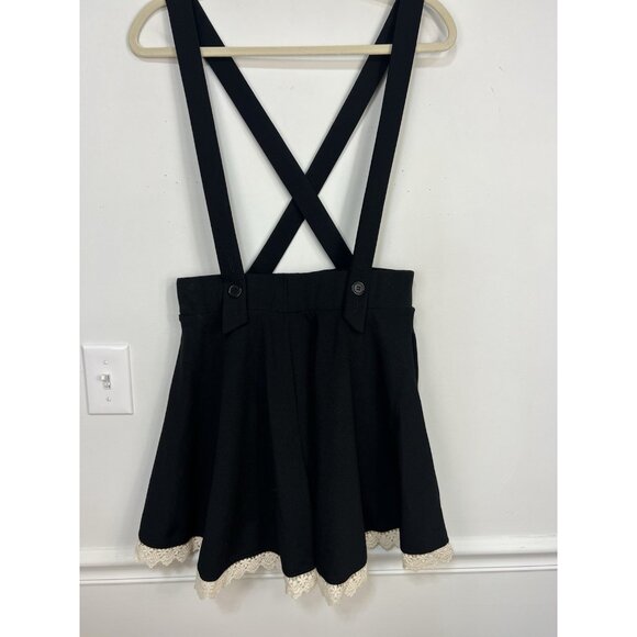 Midnight Hour Mushroom Patch Suspender Skirt Hot Topic XL Gothic Grunge NWT - Picture 6 of 10